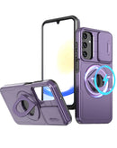 Protege la cámara de tu Samsung Galaxy S25 con esta tapa trasera y cubierta deslizable de color morado en Xela Quetzaltenango.