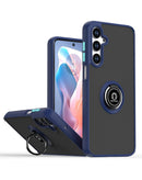 Protege tu Galaxy S25 FE en Quetzaltenango con esta funda hard PC y soft TPU color azul marino con I-ring holder.