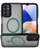 Encuentra la mejor funda bicolor matte magnetic translucency Dark Green para tu Galaxy S25FE en Xela Quetzaltenango.