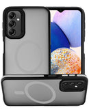 Protege tu Galaxy S25FE con estilo con esta funda bicolor mate magnética y translucente en Xela Quetzaltenango.