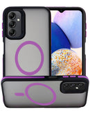 Protege tu Galaxy S25FE con estilo con esta funda magnética bicolor purple en Xela Quetzaltenango.