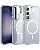 Encuentra la funda de carga inalámbrica delgada antideslizante mate translúcida GRAY para Samsung Galaxy S25 Plus en Xela, Quetzaltenango.
