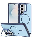 Protege tu Galaxy S26 con esta funda TPU antigolpes con carga inalámbrica en color navy en Xela Quetzaltenango.