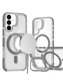 Protege tu Galaxy S26 con una funda magnética transparente y delgada con soporte para cámara en Xela Quetzaltenango.