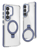 Protege tu Samsung Galaxy S26 con una funda magnética transparente y delgada en color azul en Quetzaltenango.