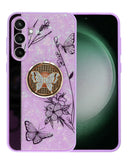 Protege tu Samsung Galaxy S26 Plus con estilo en Quetzaltenango con esta funda lujosa y brillante de color púrpura en SlowBack.