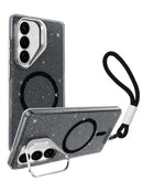 Protege tu Galaxy S26 Plus con esta funda MagSafe con correa para muñeca en color negro en Xela.