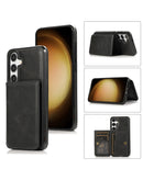 Protege tu Samsung Galaxy S26 Plus con estilo en Xela Quetzaltenango con nuestra funda de cuero negro con bolsillo.