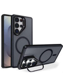 Encuentra la funda traslúcida delgada con carga inalámbrica y soporte para Samsung Galaxy S26 Ultra en Quetzaltenango.