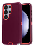 Protege tu Samsung Galaxy S26 Ultra con este resistente case heavy duty en tonos maroon y red en Quetzaltenango.