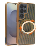 Funda protectora magnetica con soporte rotatorio de 360 Samsung Galaxy S26 Ultra (GOLD)