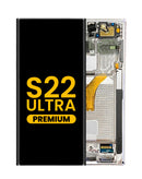 Encuentra la pantalla OLED con marco para Galaxy S22 Ultra en Quetzaltenango, ideal para reparaciones y con garantía.