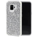 Carcasa Samsung Galaxy S9 Plus Bling Diamond Crystal Dual Layer Plateado