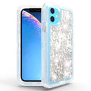 Encuentra la mejor funda protectora glitter liquid bumper plateado para iPhone 11 en Xela. 