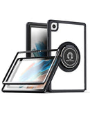 Protege tu Galaxy Tab A8 10.5 (2021) con esta funda trasera duro de PC / TPU suave con soporte para I-ring en color negro en Quetzaltenango.