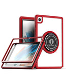 Protege tu Galaxy Tab A8 con un case trasero de PC duro y TPU suave en color rojo y soporte I-ring en Xela Quetzaltenango.