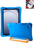Funda infantil antichoque azul para Samsung Galaxy Tab A9 Plus 2023 con soporte giratorio.