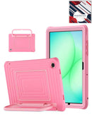 Funda SoftShield rosa para tablet con soporte integrado, protección duradera y diseño ergonómico.