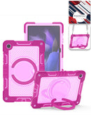 Case Galaxy HOT PINK robusto con soporte giratorio y correa de hombro para Tab A9 Plus.
