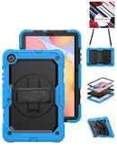 Funda dura de silicona azul para Samsung Galaxy Tab A9 Plus 11" 2023, protección resistente.