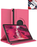 Funda de cuero con rotacion 360 grados Samsung Galaxy Tab S6 lite 10.4 HOT PINK