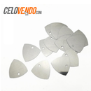 Lote de 10 puas de guitarra ultra delgadas. 0.3MM de espesor.