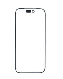 Vidrio frontal con OCA iPhone 17 Pro Max (Premium) (Pack de 10)