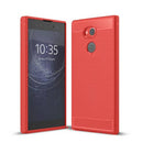 Funda Sonny Xperia XA2 a prueba de impactos de doble capa (Rojo)