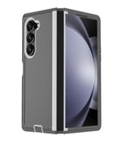 Funda heavy duty Galaxy Z Fold 7 en color gris y blanco ideal para proteger tu dispositivo en Quetzaltenango.