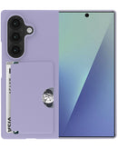 Funda a prueba de golpes con ranura para tarjetas Samsung Galaxy Z Fold 7 (PURPLE)