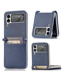 Protege tu Samsung Galaxy Z Flip 4 con esta elegante funda de cuero original en color azul en Xela Quetzaltenango.