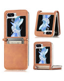 Encuentra la funda de cuero original para Samsung Galaxy Z Flip 5 color MARRÓN en Xela Quetzaltenango.