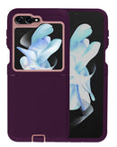 Estuche heavy duty Samsung Galaxy Z Flip 6 (MAROON & PINK)