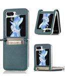 Funda original de cuero Galaxy Z Flip 6 - GREEN