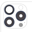 Encuentra en Xela Quetzaltenango el conjunto de tres piezas premium de lentes de cámara trasera con soporte y bisel para iPhone 15 Pro en titanio azul.