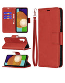 Protege tu Galaxy A03s con estilo en Quetzaltenango con esta funda de cuero con ranura para tarjetas.