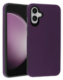 Funda protectora de dos capas con absorción de golpes para Samsung Galaxy A06, color morado en Xela Quetzaltenango.
