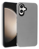 Protege tu Galaxy A06 con esta funda protectora de absorción de impactos de doble capa en color plateado en Quetzaltenango.
