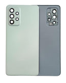 Tapa trasera Awesome Mint para Samsung Galaxy A52s con lente de cámara, repuesto oficial Service Pack.