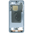 Tapa intermedia original Samsung Galaxy S24 5G US en azul zafiro, repuesto para reparación de chasis.