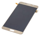Pantalla LCD y digitalizador Samsung Galaxy Note 5 Gold Platinum, usada, para reparación de pantalla rota.