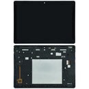 Pantalla LCD negra para Lenovo Tab M10 TB-X505 con marco, repuesto para reparación.