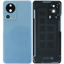 Tapa trasera original azul claro para Xiaomi 13 Lite, repuesto Service Pack para reparación de vidrio trasero.