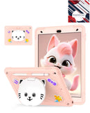 Funda antimpacto con soporte y ranura para lápiz en color rosa para iPad Air 11 en Quetzaltenango.