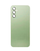 Tapa trasera verde claro para Samsung Galaxy A14 5G, con lente de cámara y adhesivo, sin logo.