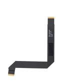 Cable flex para trackpad de MacBook Air 13 A1466 (2013-2017), conector dorado y banda negra.