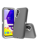 Funda heavy duty Samsung Galaxy A15 (GRIS OSCURO & BLANCO)