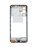 Carcasa media gris Samsung Galaxy A17 4G (A175 2025) con NFC para reparación, BajoPPLCD.
