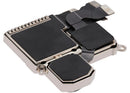 Cámara trasera OEM pull Grade A para iPhone 15 Pro (modelos A2848, A3101, A3102, A3104) con tres lentes, lista para reparación.