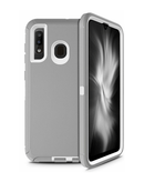 Funda heavy duty Samsung Galaxy A50s/A50/A30s/A30/A20 (GRAY & WHITE)